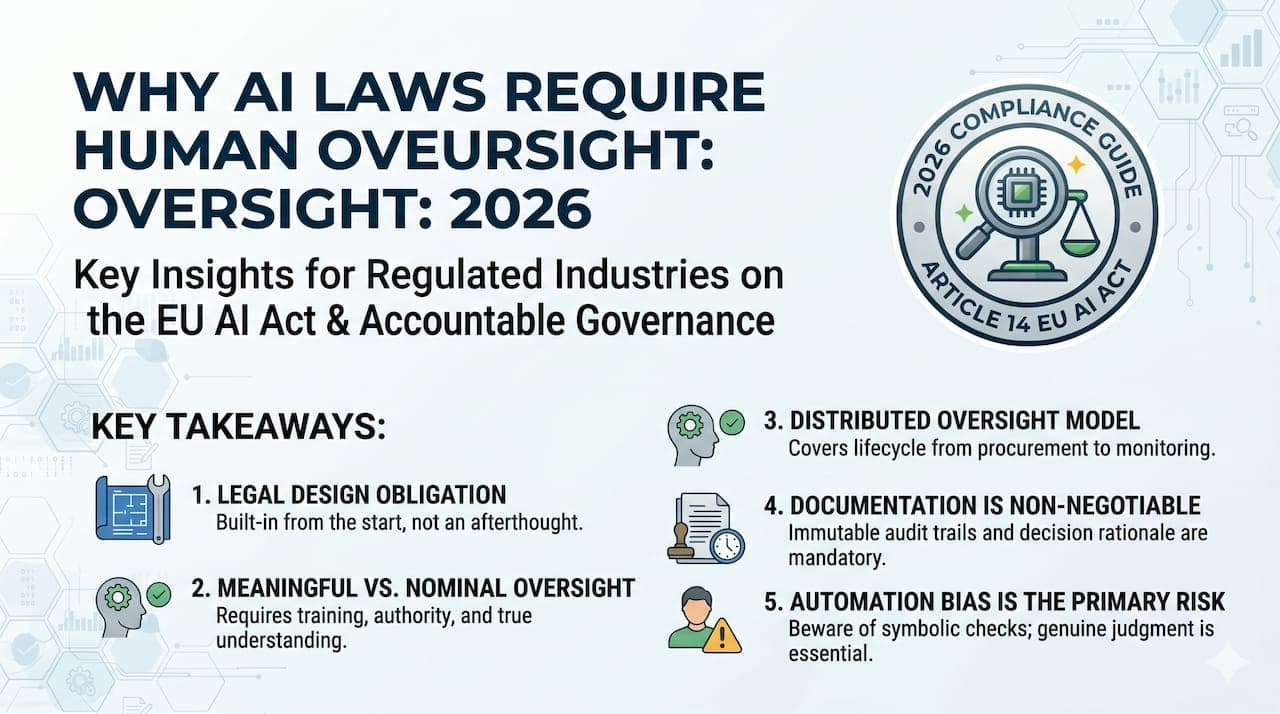 Why AI Laws Require Human Oversight: 2026 Guide